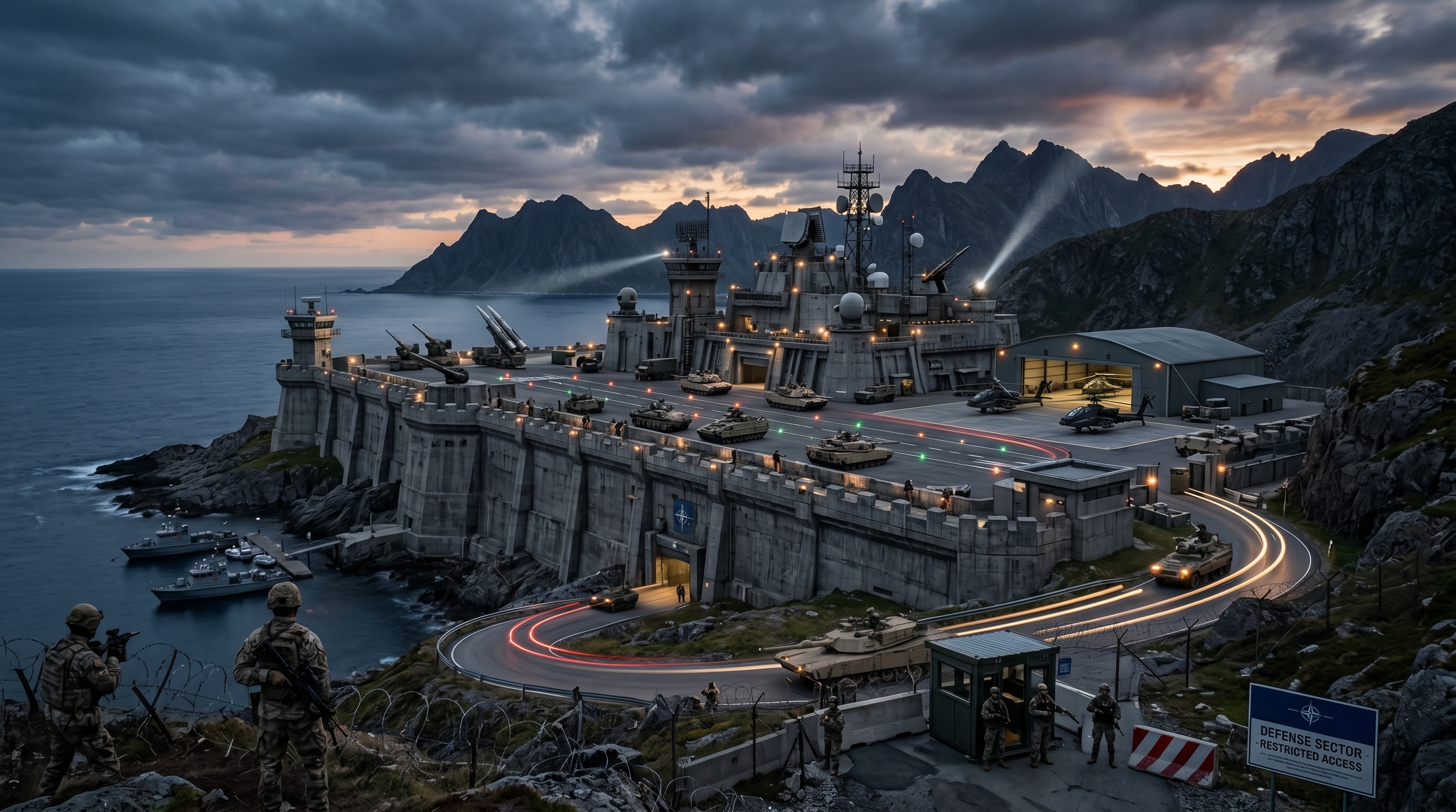 Naval outpost / dusk ops